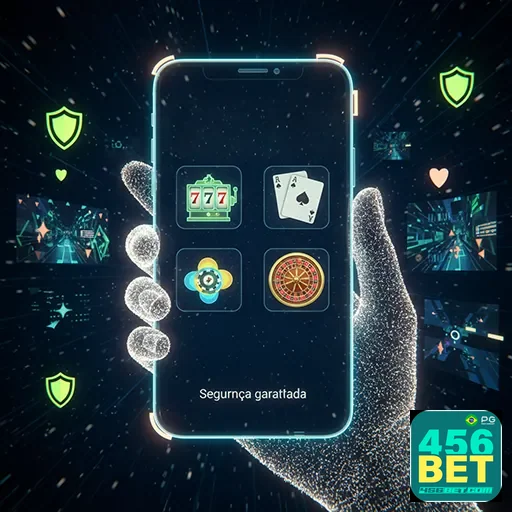 Imagem de app 456bet focado em casino mobile e promoções exclusivas
