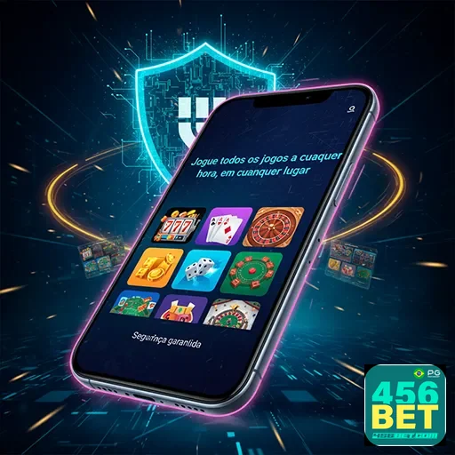 Imagem promocional do app 456bet, destaque para o site 456bet com recursos de apostas e interface moderna.